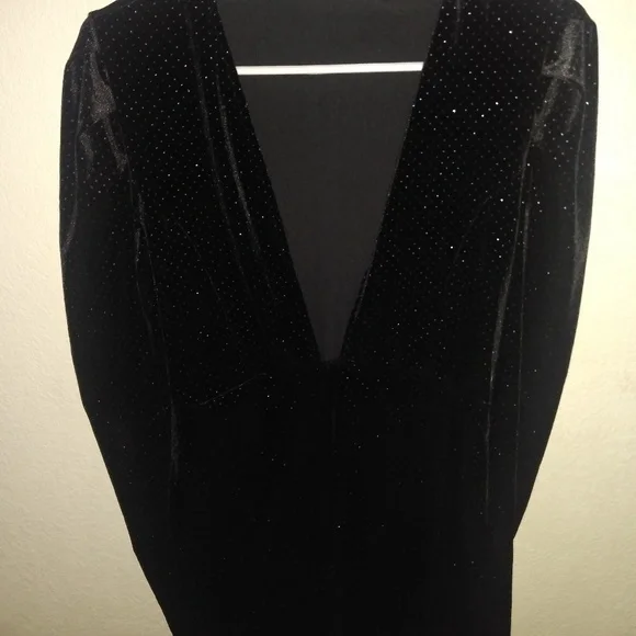 Boohoo Vintage Velvet Dress sz,8 - Picture 5 of 6